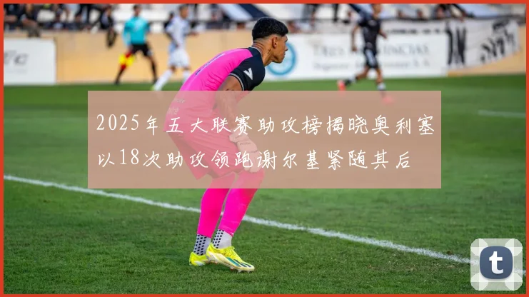 2025年五大联赛助攻榜揭晓奥利塞以18次助攻领跑谢尔基紧随其后